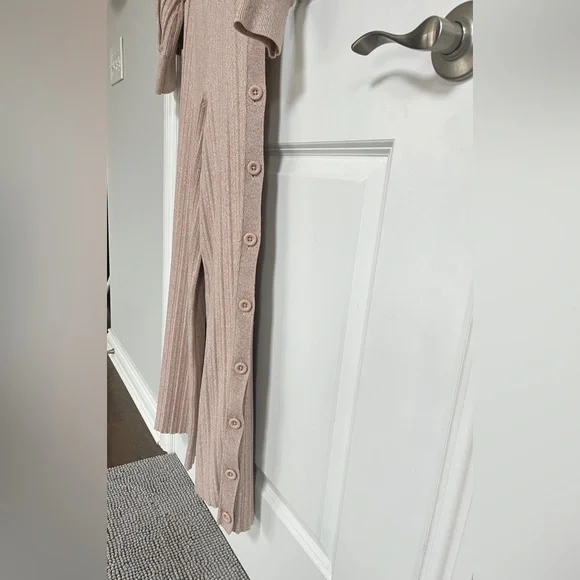 Revolve Michael Costello Wide Leg Crop Top 2 piece Outfit - Picture 8 of 9